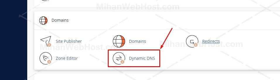 آموزش فعال کردن Dynamic DNS در cpanel