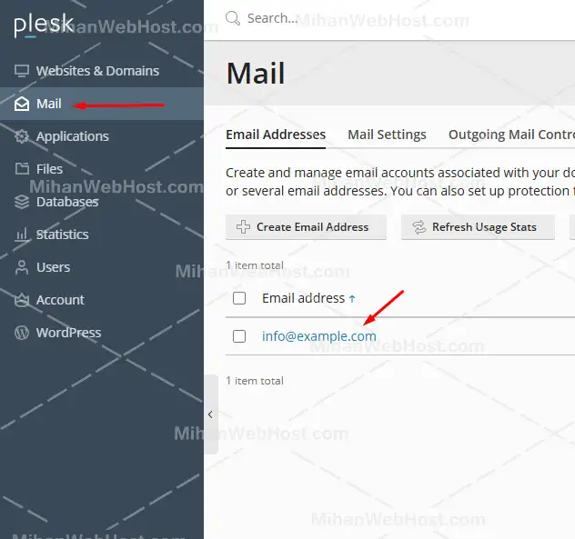 آموزش نحوه تغییر رمز عبور اکانت ایمیل در پلسک